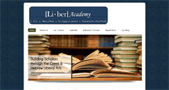 Desktop Screenshot of liberacademy.org